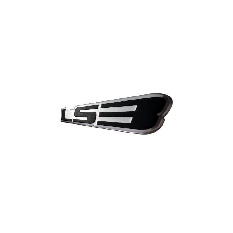 ERPART LS3 Embossed Black on Highly Polished Silver Real Aluminum