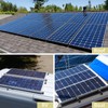Anbte 6Pcs Solar Panel Mounting Kit, Aluminium 120 mm Solar