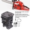 Cylinder Piston Ring Circlip Kit 44mm Replacement for Husqvarna 445