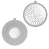 InterDesign Metro Ultra Shower Stall Drain Protector - Gray/Silver