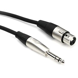 Hosa HXS-020 Pro Balanced Interconnect, REAN XLR3F to 1/4 Inches TRS, 20 Feet