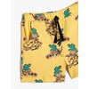 Koton Boys's Drawstring Pockets Crocodile Printed Cotton Shorts, Yellow Design(1d6)