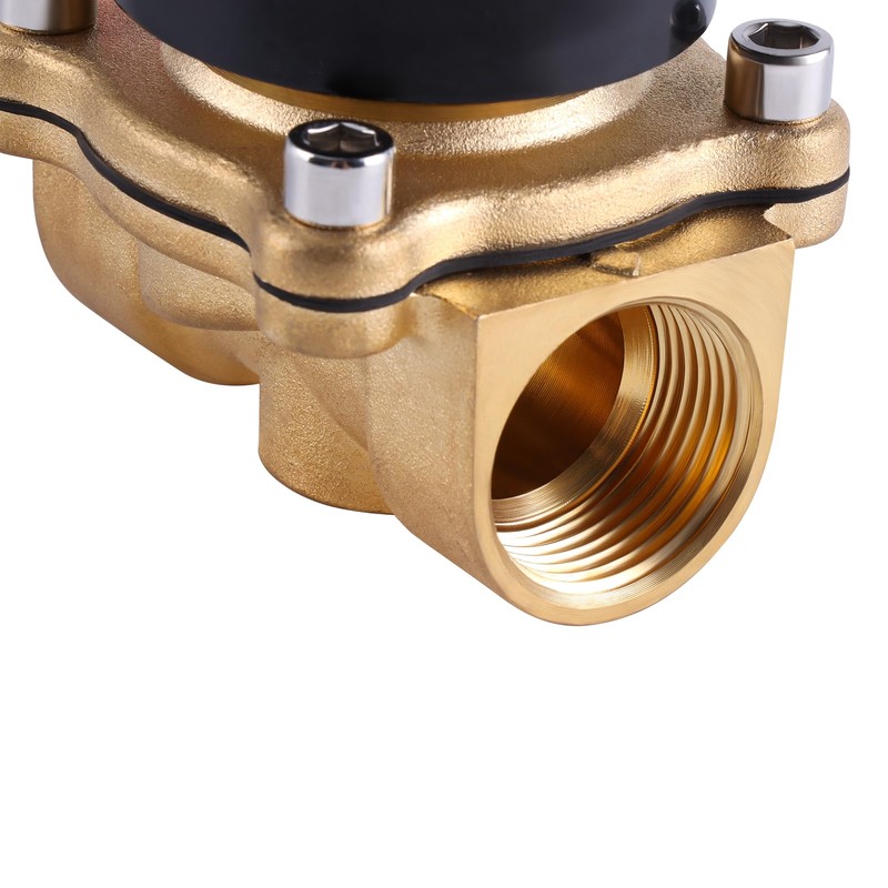 AOMIKITSTU Solenoid Valve AC220V, 2W200-20 DN20 Electric Pneumatic Solenoid Valve,