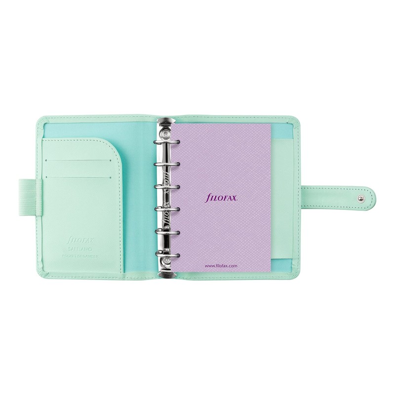 Filofax Pocket Saffiano Diary - Neo Mint