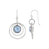 Silpada 'Cooling Out' Sterling Silver Blue Crystal Drop Earrings