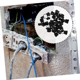 Healeved 20pcs Round Wire Protectors for Cable Strain Relief Grommets for Cord Organization and Protection for Power Cords and Electronic Wires