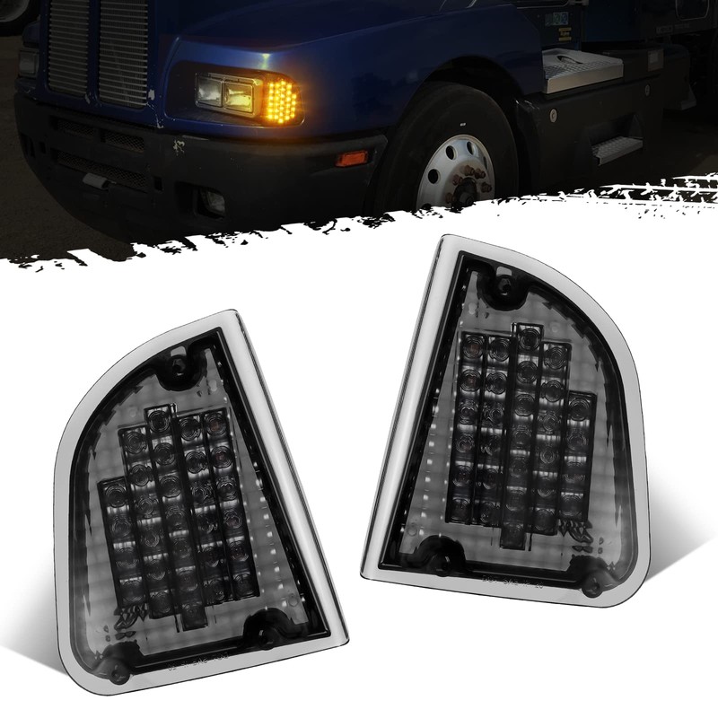 Partsam 1Pair Amber 29 LED Front Turn Signal Lights and