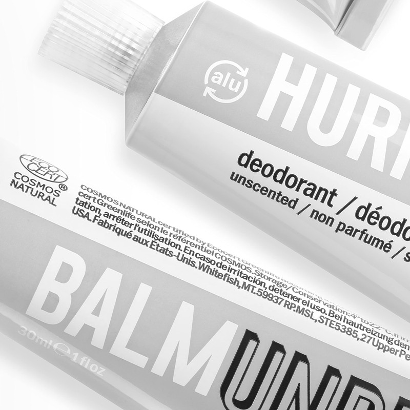 Hurraw! Balmunder Deodorant: 100% Natural body odor control that works