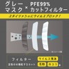 【全国マスク工業会】 サージカルマスク グレー GRAYMASK 30枚入り3箱セット カケン認証 PFE99% 使い捨てマスク 不織布 フェイスラインスッキリ設計