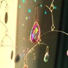 DIY Crystal Sun Catcher Wind Chime, Hanging Prisms Rainbow Maker