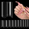 LIONVISON 500 Puntas de Uñas Sin Curva C, Puntas de