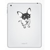 2 x 10cm Chihuahua Cartoon Dog Sticker Decal Bike Laptop