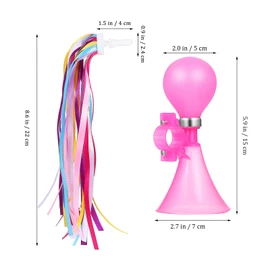 SUPVOX 1pcs Bugle Horn Boy Girl Bike Horn Funny Loudspeaker for Scooters Weather-Resistant Adorable Design Unique Boy Girl Bike Accessories for Girls Boys
