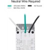 BN-LINK Wifi Smart In-Wall Electrical Outlet with USB Ports Control