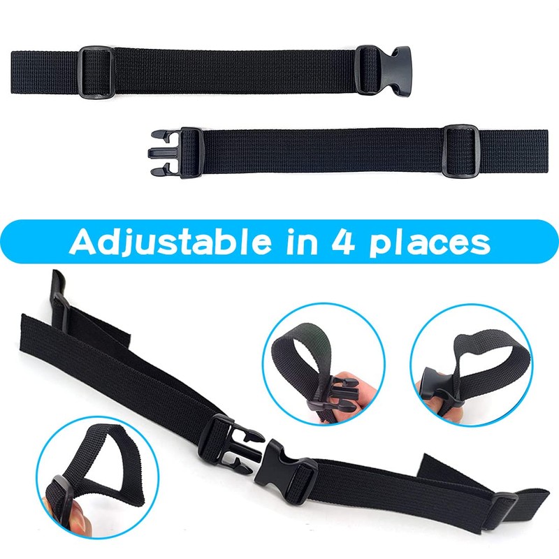 FUKPO Pack of 2 Chest Strap Backpack, Chest Strap for