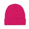 MCap Knitted Cap Beanie with Cuff - Magenta