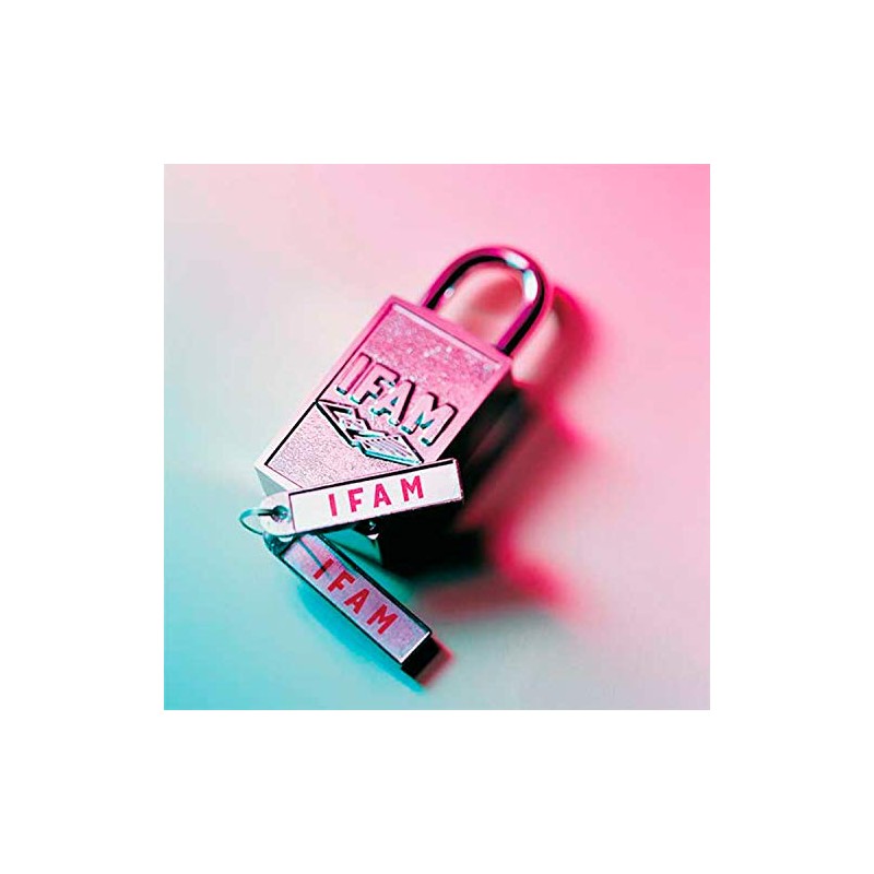 IFAM Mag40 Magnetic Padlock, Model Mag40, with Magnetic Key, Vandal-Proof
