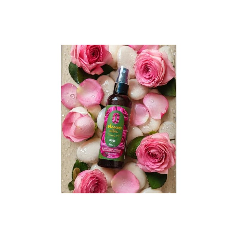 OLEUM VITAE Tonico Facial con Aceite Esencial de Rosa Damascena