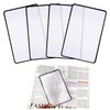 4 Pcs Flat Magnifier Lay on Page 3X Magnifying Sheet