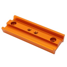 107mm Rail Bar Metal Mounting Plate, Dovetail Telescope Scope Adapter Mount Base with 1/4 Thread, Astronomical Telescope Accessories