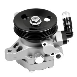 QBselecar Power Steering Pump with Pulley compatible With Acura EL Honda Civic 2001-2005 1.7L Power Assist Pump Assembly replace 56110-PLA-013 21-5267