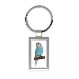 Gift Keychain : Parakeet Bird Cute Nature Aviary Fauna Animal