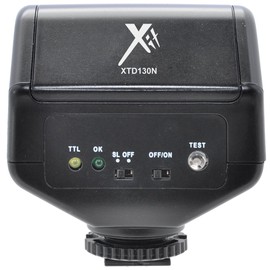 Xit XTD130N Professional TTL Digital Flash with Bounce, Swivel and Slave Feature - Nikon (Black)