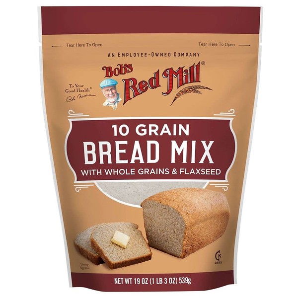 Bobs Red Mill 10 Grain Bread Mix, 19 Ounce Pouch