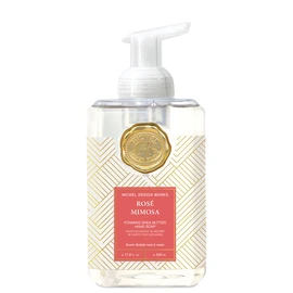 Michel Design Works Foaming Hand Soap Rose Mimosa Beautiful Square Container with Pump