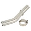 Motorcycle Exhaust Pipe Middle Link Pipe Connector Replacement for ZX10R