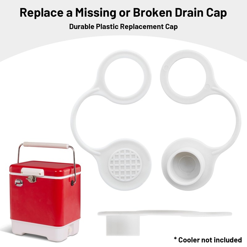 Omoojee Drain Plug Caps Replacement Compatible with Igloo Coolers 25–70
