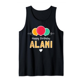 Alani Happy Birthday Spruch Tank Top