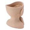 Men Face Flower Pot Hand Painting Resin Men Head Flowerpot