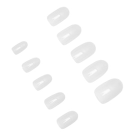 Healvian 1 Set 600pcs Nail Decals False Toe Nails Gel Manicure Tip French Nails Nail Tips Clear Fake Nails Clear Coffin Nails Artificial Nails Short Fake Nails Transparent Stickers Nail Gel