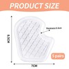 5 Pairs of Transparent Forefoot Pads, Non-Slip Insoles, Soft Anti-Wear