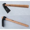 Forged Woodworking Hammer, Woodcarving Straight Adze, Axe with Claw Hammer,
