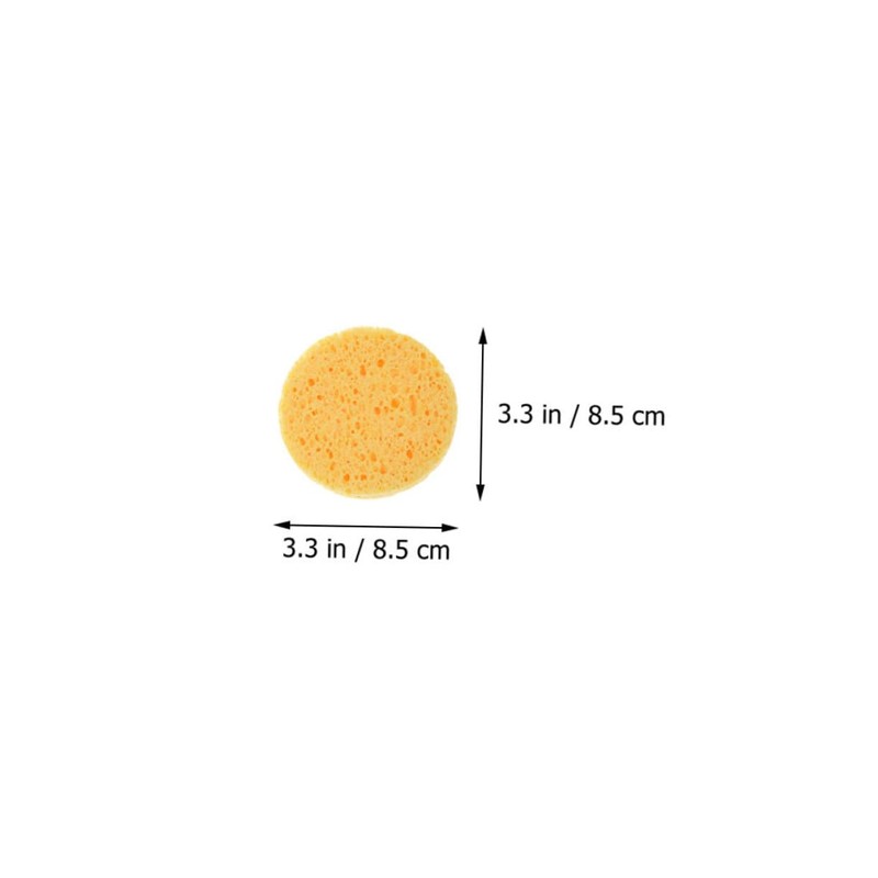 50Pcs Cleansing Exfoliating Facial Sponges for Makeup Removal Skin Care