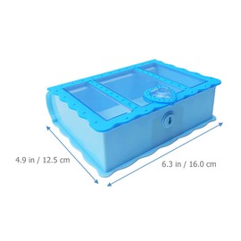 FOMIYES 3pcs Book-Shaped Storage Box for Boys and Girls Cute Cartoon Design Candy Boxes Lockable Storage for Stationery and Toys