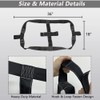 Universal Motorcycle Rear Wheel Tie-Down Strap, Transportation Bundle Belt for