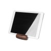 Creative Walnut Wood Triangle Holder Stand for Phone Tablet Pad