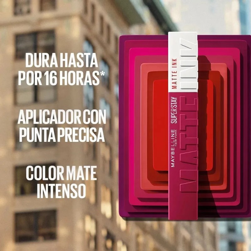 Pack x5 Labiales Liquidos Matte Maybelline De Larga Duración Superstay