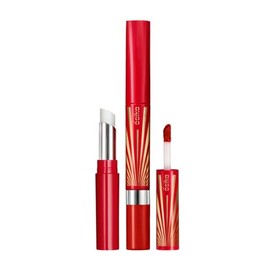 Ésika Labial COLORFIX Duo Tattoo Edición Limitada – Efecto Tatuaje 36H, No Transfer, Hidratación con Karité (Rojo Celebración)