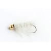 Blue Wing Olive Bead Head Wooly Bugger Streamer Fly (White,
