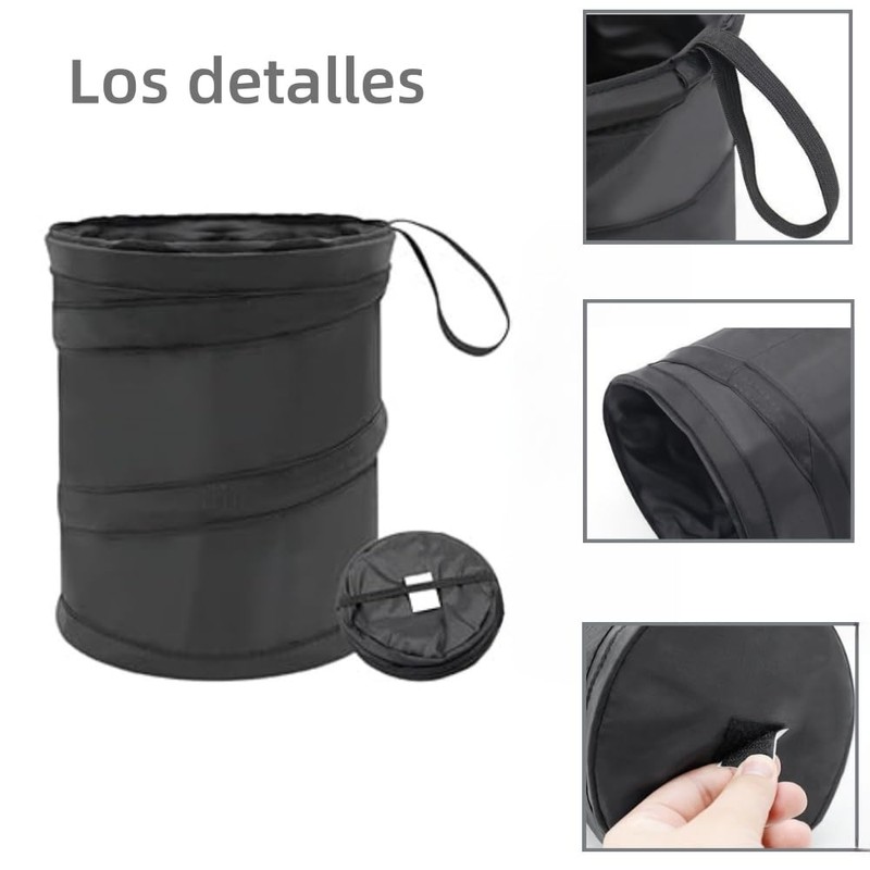 Bote de Basura para Auto, Lovgrin Cubo de Basura Plegable