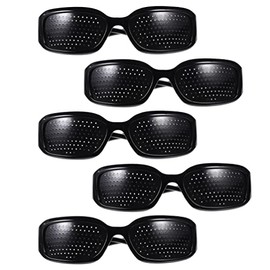 Healeved 5 Uds Gafas de Portátiles Estenopeicas Ojos Ejercicio Corrección Gafas para El Cuidado de Los Ojos para Exteriores