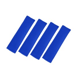 Hihaha 4pcs Universal Blue Safety Seat Belt Pads Cover for Car Truck SUV Durable Material