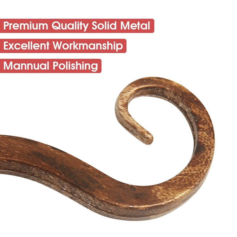 Jardim 2 Pack 6 Inch Premium Decorative Metal Iron Wall