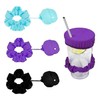 3 Stück Ko Tropfen Schutz Armband,Getränkeschutzdeckel,Cap Scrunchie Haarband Drink Cover,Getränke
