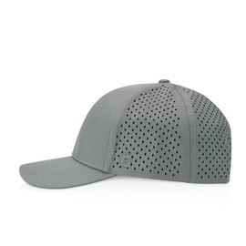 Billest Ivins Snapback Hat | Men & Women | 6 Panel Blank Grey Cap | Breathable & Lightweight | Outdoor | Curved Bill