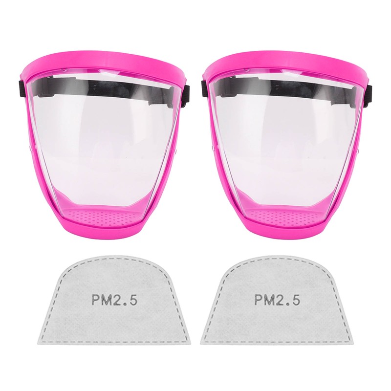 2pcs Protective Face Cover Dustproof Safety Elastic Belt Reusable Face